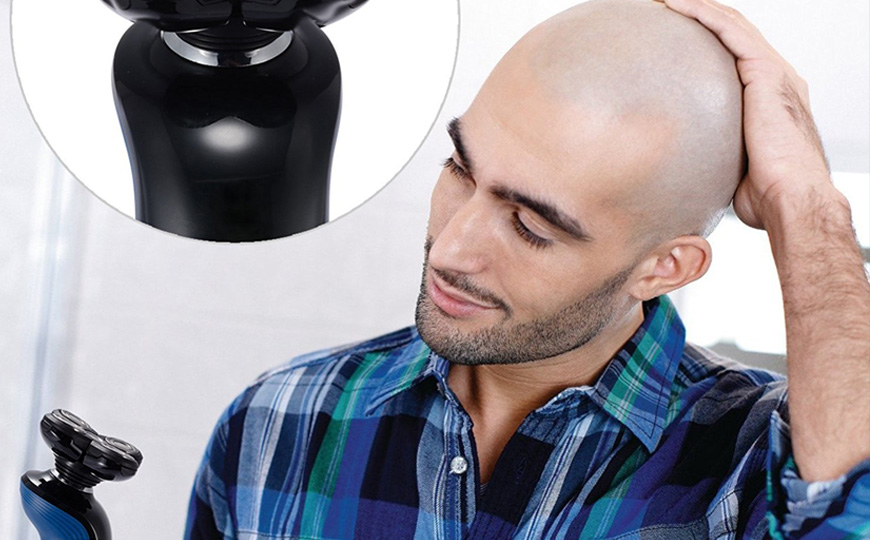 closest shave for bald head